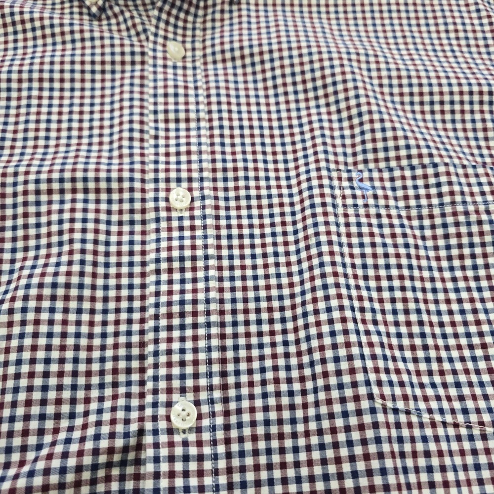 Tailorbyrd Shirt Mens Button Shirt Blue Red Check 2XL - Picture 4 of 11